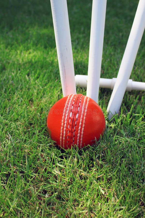 Cricket Ball and Stumps