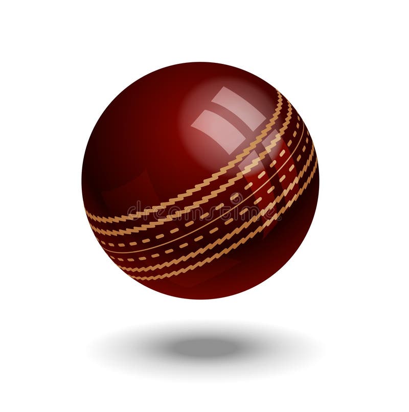 Cricket Ball Vector Illustration Stock Vector Illustration of macro
