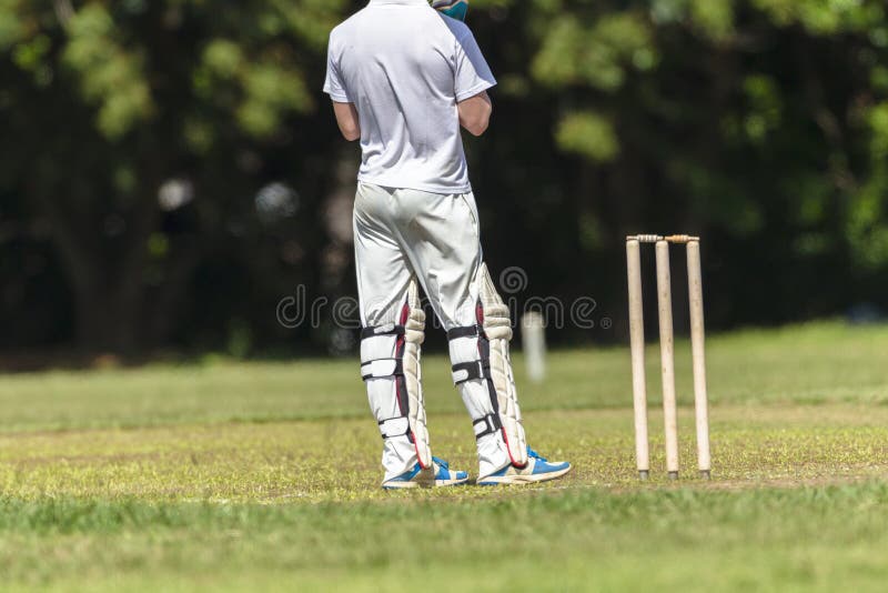 Cricket player (batsman) stock image. Image of competition 1832339