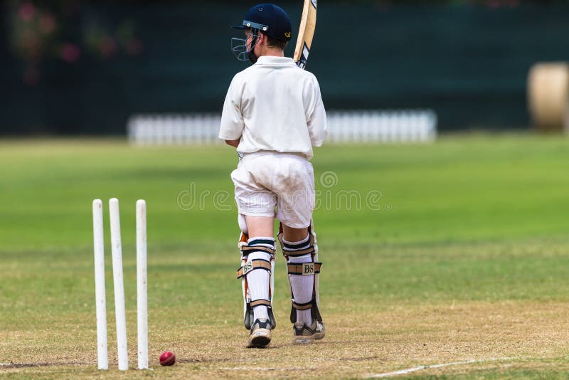 Cricket Batsman Stroke Action Editorial Photo Image of sport