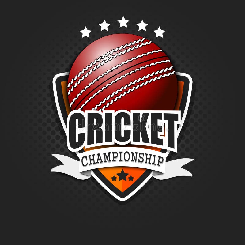 Cricket Logo Template Design Stock Vector - Illustration of american ...