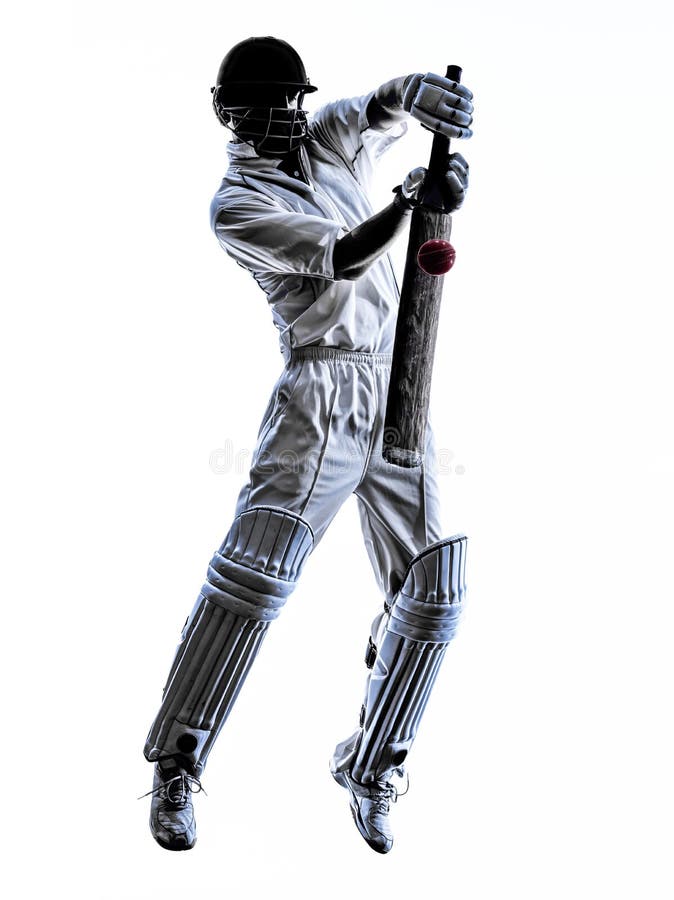 Cricket Player Silhouette Stock Photos Free & RoyaltyFree Stock Photos from Dreamstime