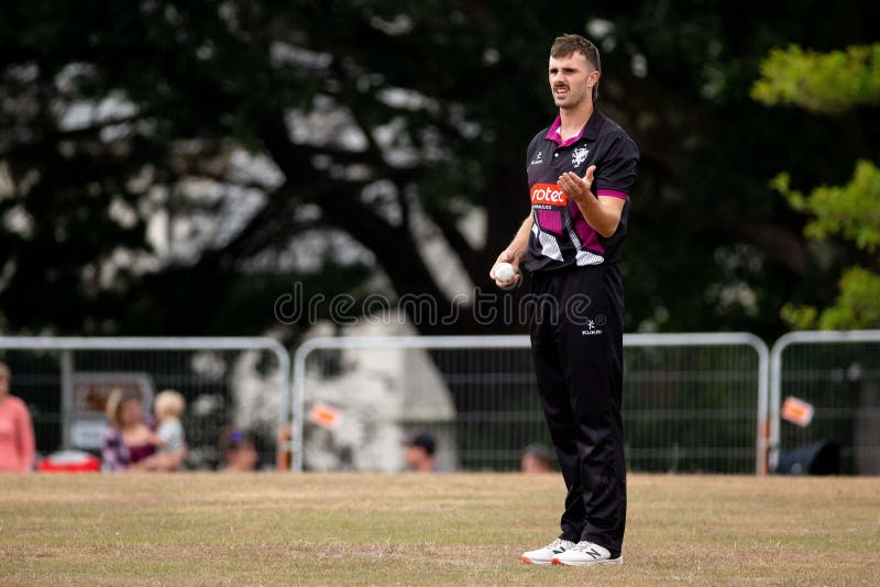 Cricket Player Ben Green from Somerset CCC Setting the Field Editorial