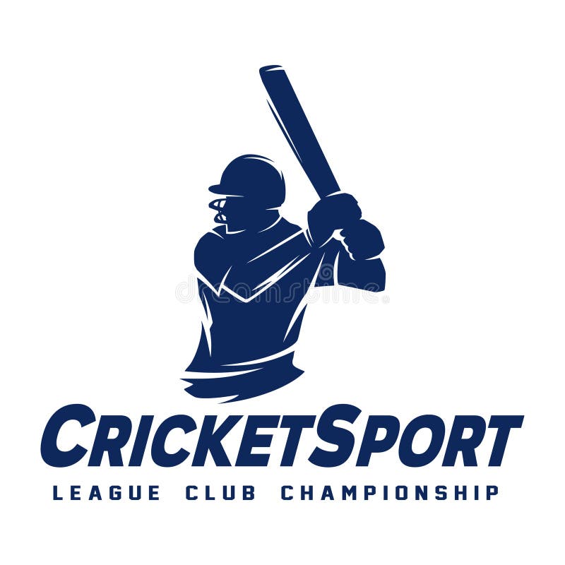 Cricket Sports Logo Design Vector vector illustration