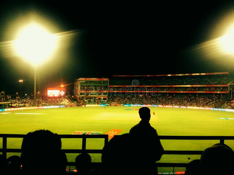 IPL Match at Uppal Stadium Hyderabad India Editorial Image Image of