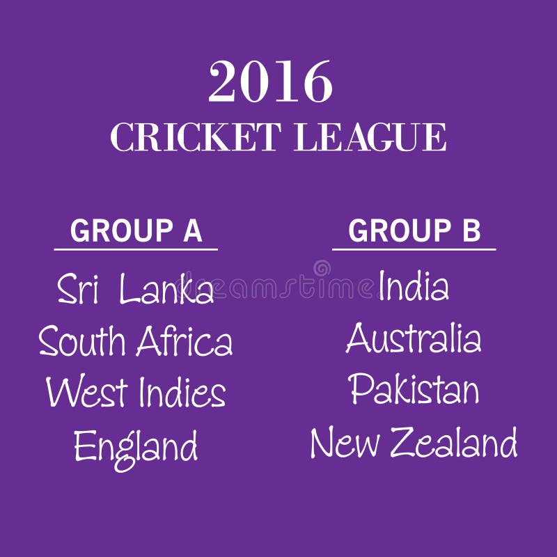 Cricket Match Schedule Stock Illustrations 117 Cricket Match Schedule
