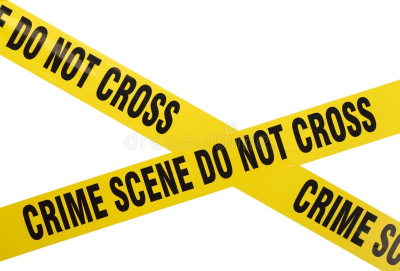 Crime Scene Tape stock image. Image of area, forensic - 34640337