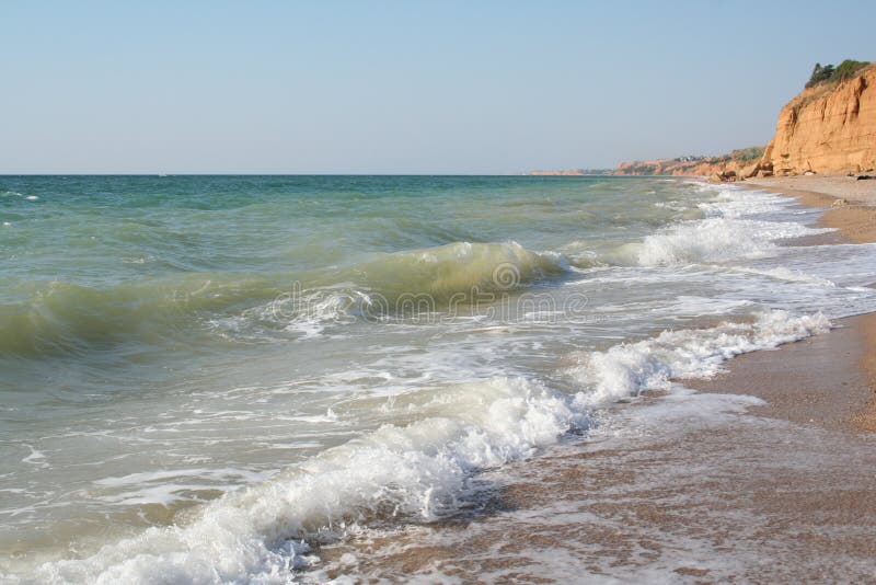 Crimea peninsula. Coastline of Black sea