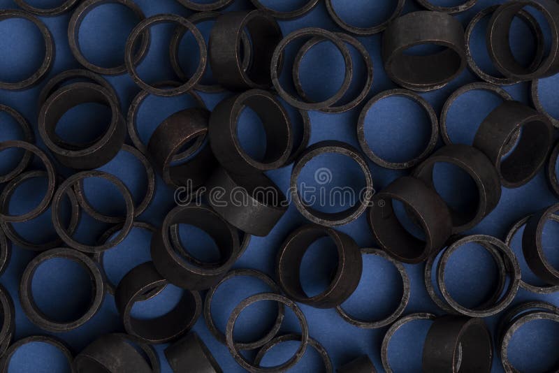 Crimp σωλήνων Pex δαχτυλίδια στοκ φωτογραφία Crimp σωλήνων Pex δαχτυλίδια στοκ φωτογραφία