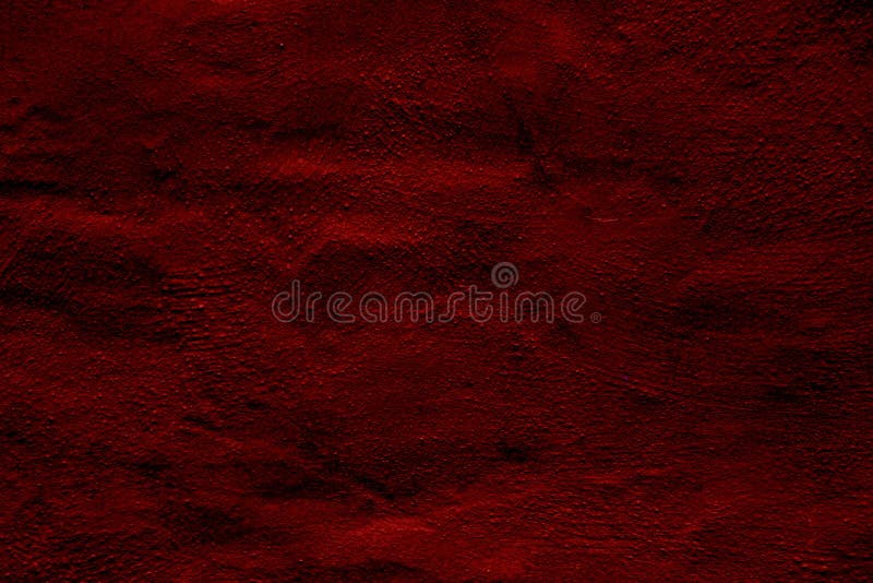 Crimson Colored Wall Background with Textures of Different Shades of