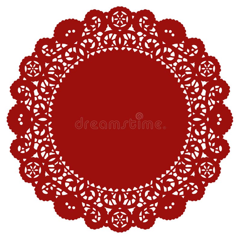 crimson doily lace round бесплатная иллюстрация crimson doily lace round бесплатная иллюстрация