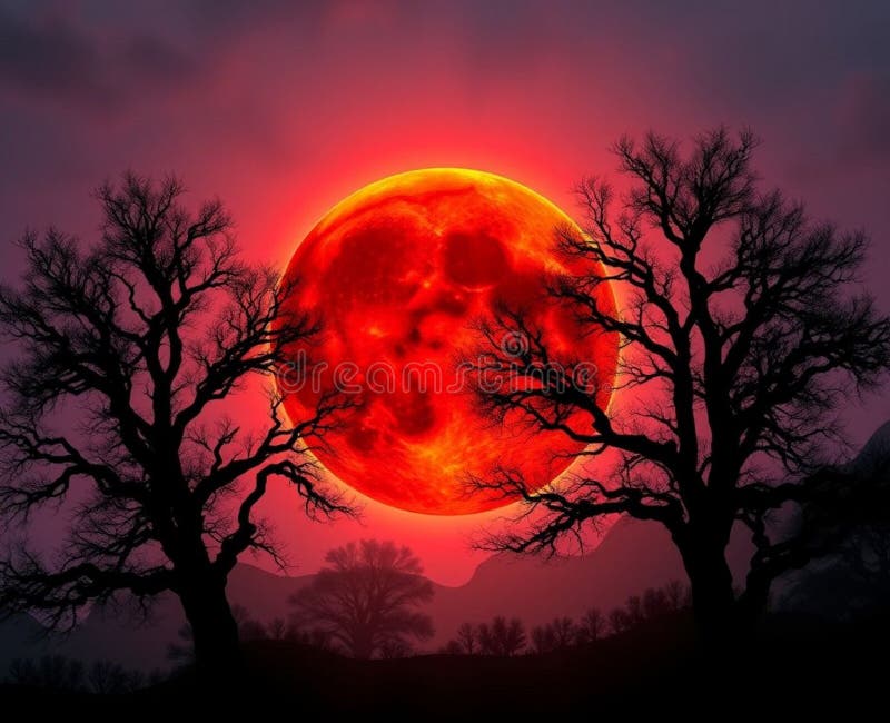 268 Intense Red Moon Stock Photos - Free & Royalty-Free Stock