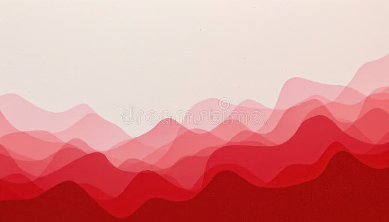 Crimsonfuzz grain gradient: deep crimson with soft fuzz like texture floating across pale canvas royalty free illustration