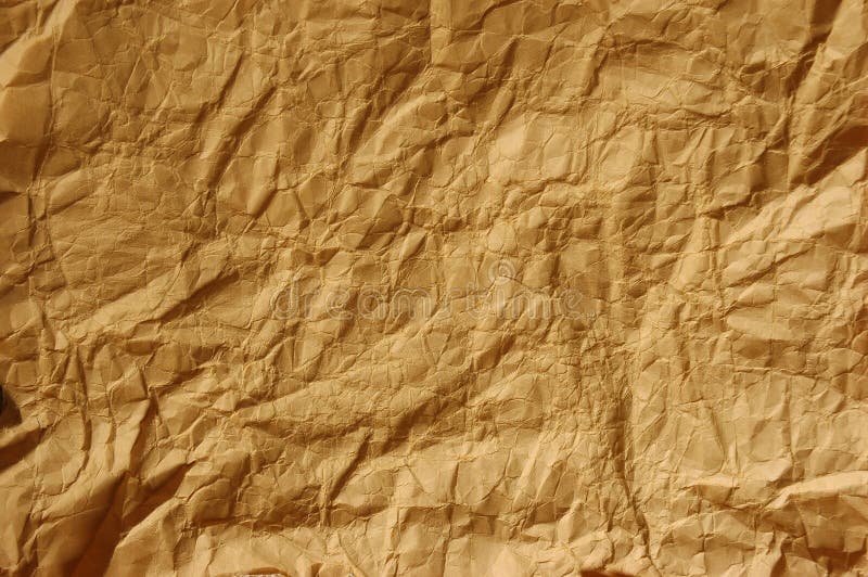 Crinkled brown paper stock image. Image of rough, crinkly 17143111