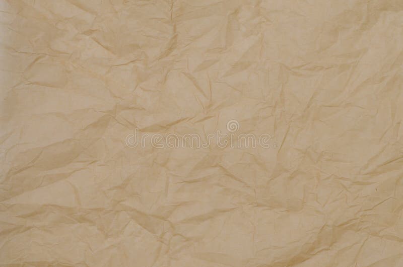 A Background Of Wrinkled Brown Wrapping Or Parcel Paper Stock Image Image of background, space
