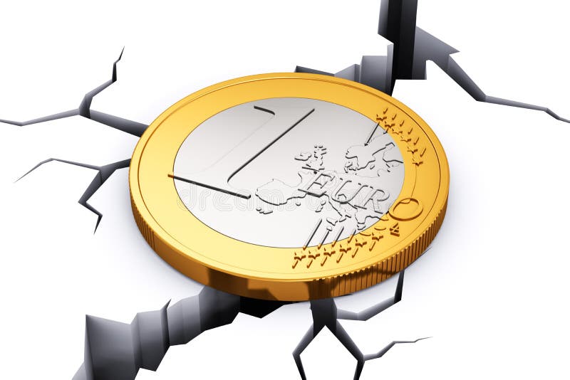 Crisi nel concetto dell'Unione Europea royalty illustrazione gratis Crisi nel concetto dell'Unione Europea royalty illustrazione gratis