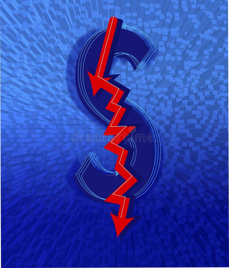 Crisis impacting world stock illustration Crisis impacting world stock illustration
