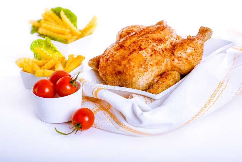 Crisp golden roast chicken