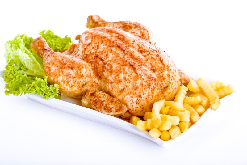 Crisp golden roast chicken