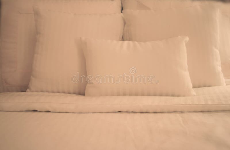Crisp White Sheets on Bed stock image. Image of residential 3867871