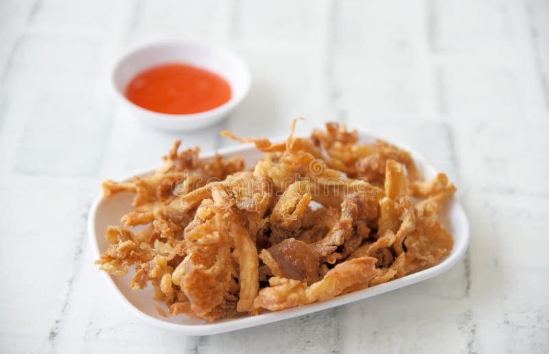 Crispy Deep Fried Mushrooms Stock Image Image of appetizer, healthy