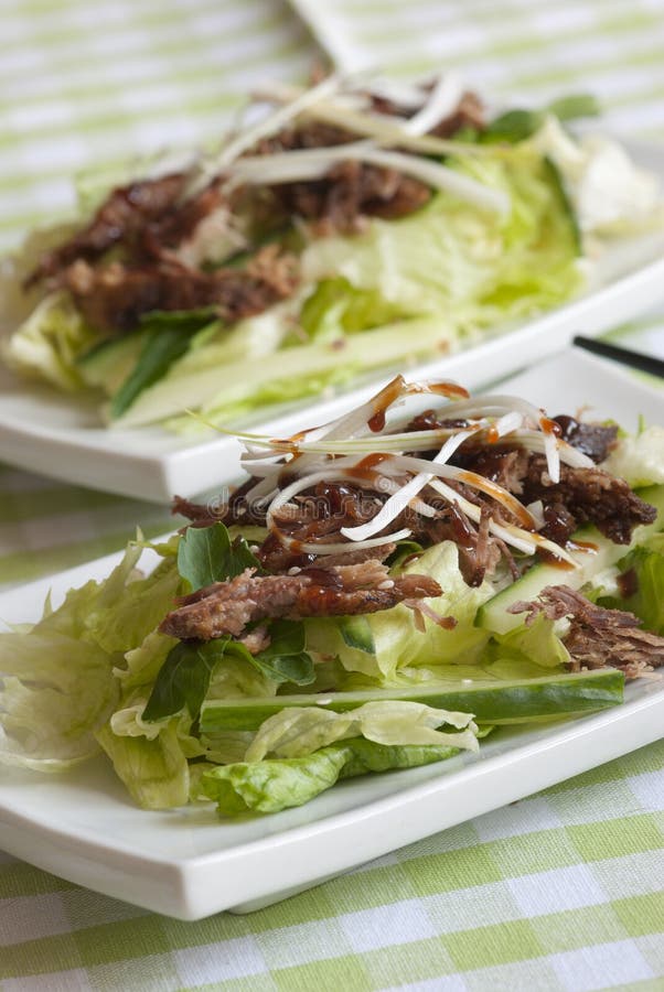 Crispy duck salad