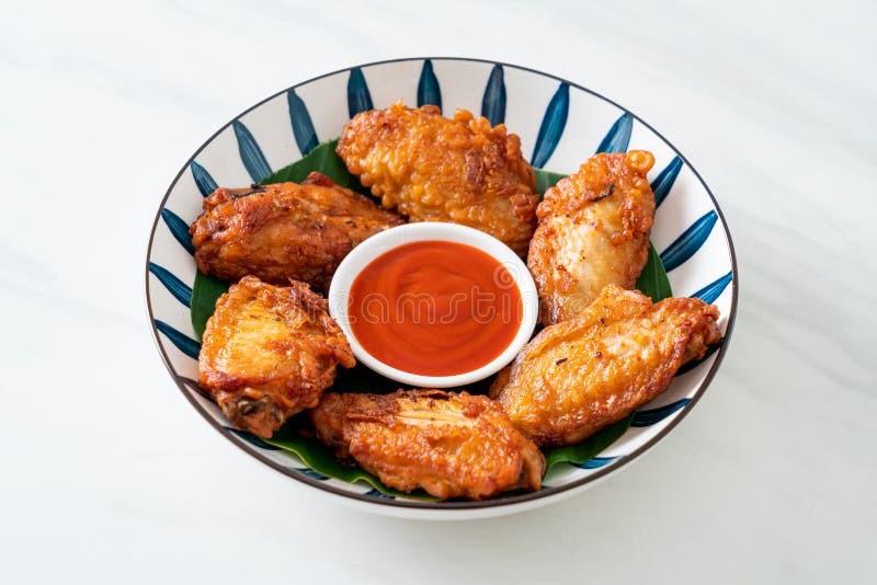 Crispy Fried Chicken with Fish Sauce Stock Image Image of fresh, food
