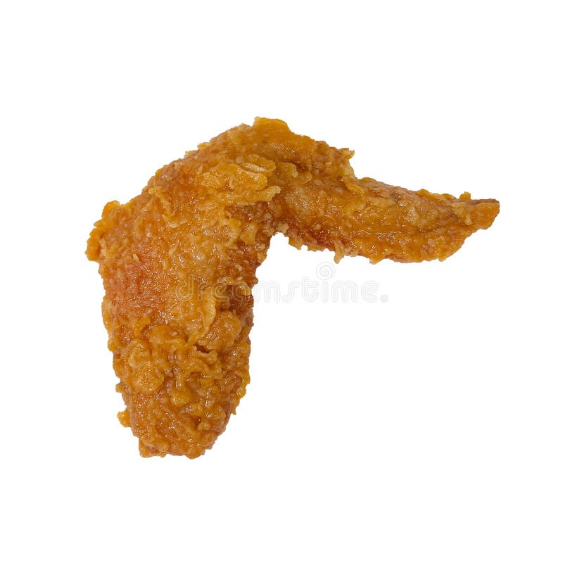 Crispy Fried Chicken Pieces Isolated Stock Photo Image of crunchy
