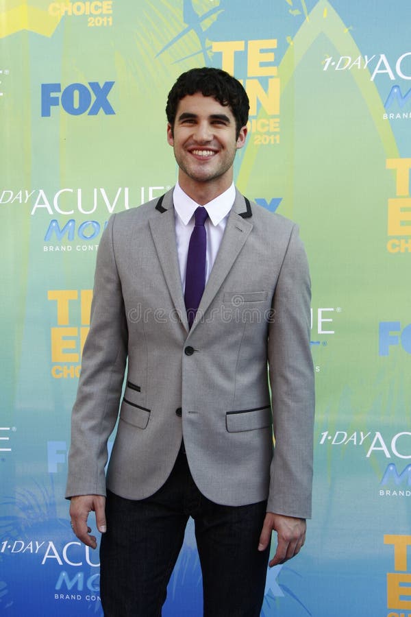 LOS ANGELES - AUG 7: Darren Criss arriving at the 2011 Teen Choice Awards at Gibson Amphitheatre on August 7, 2011 in Los Angeles, CA. LOS ANGELES - AUG 7: Darren Criss arriving at the 2011 Teen Choice Awards at Gibson Amphitheatre on August 7, 2011 in Los Angeles, CA