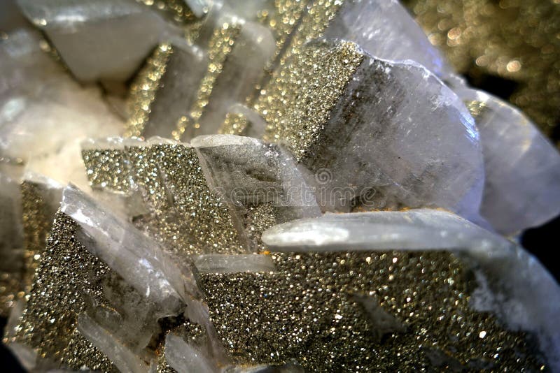Cristais de Geodo foto de stock