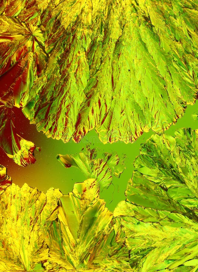 Cristais verde-lima macro imagem de stock royalty free