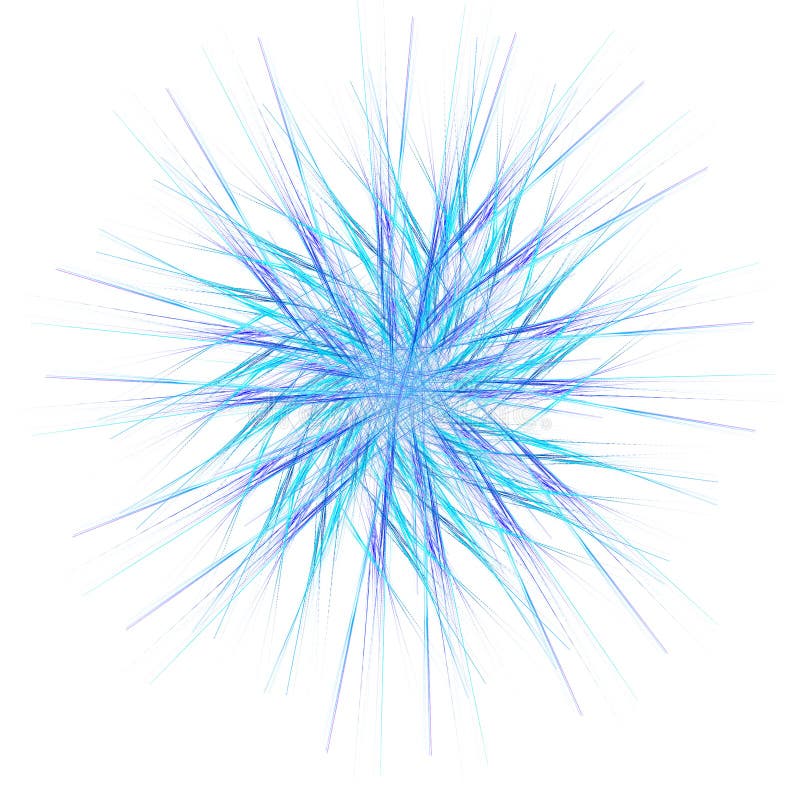 Cristal azul ilustração royalty free