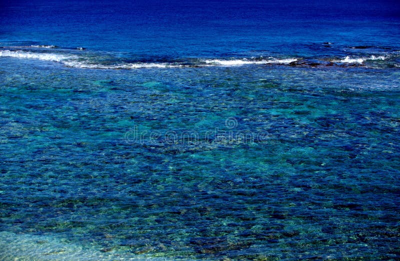 Cristal clar recif de nuue royalty free stock photo