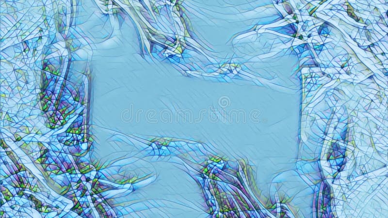 Cristal liquide texture bleu glitched pixel wave banque de vidéos