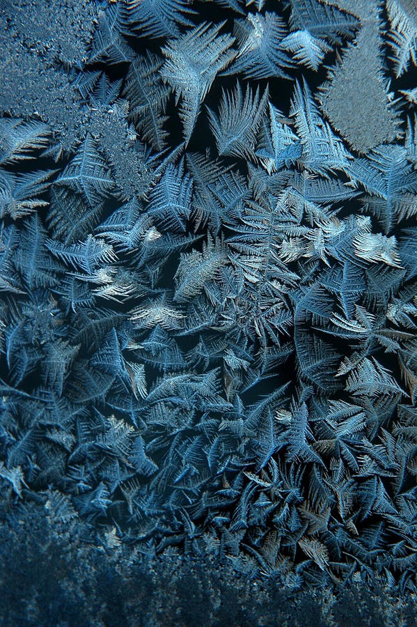 Cristales de hielo fotografía de archivo Cristales de hielo fotografía de archivo