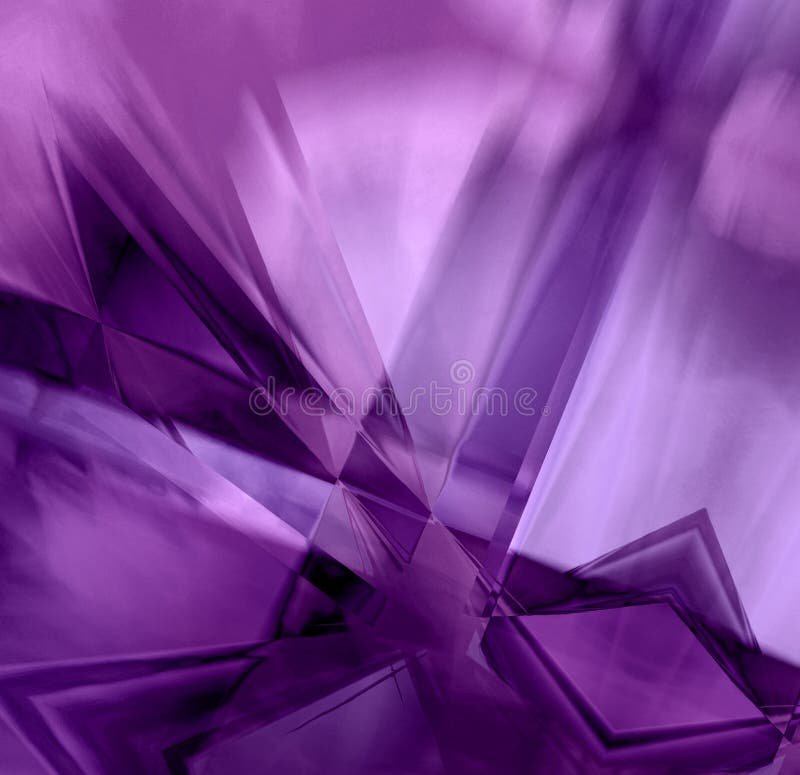 Cristales púrpuras de la prisma