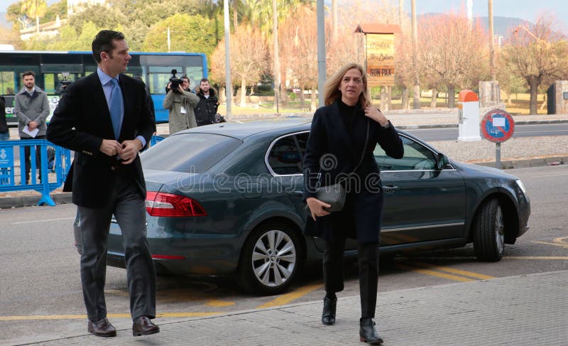 Cristina e Iñaki 039 imagem de stock