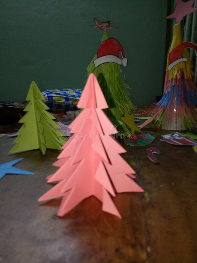 Cristmas tree stock image. Image of glue, cristmas, easy - 111730747