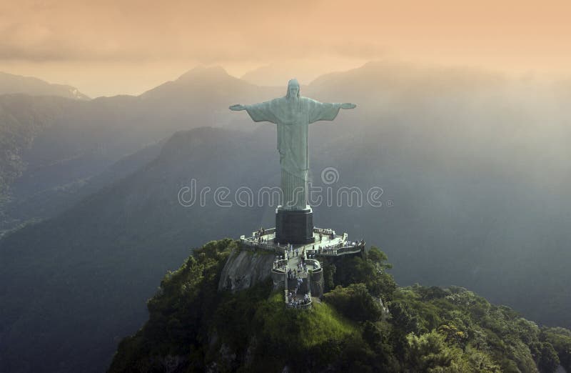 Cristo el redentor en Rio de Janeiro - el Brasil