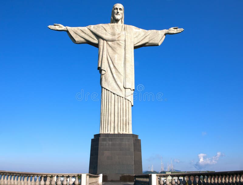 Statua Del Cristo Redentore Brasile Cristo Il Corcovado Rio De Janeiro Brasile Della Statua Del Redentore