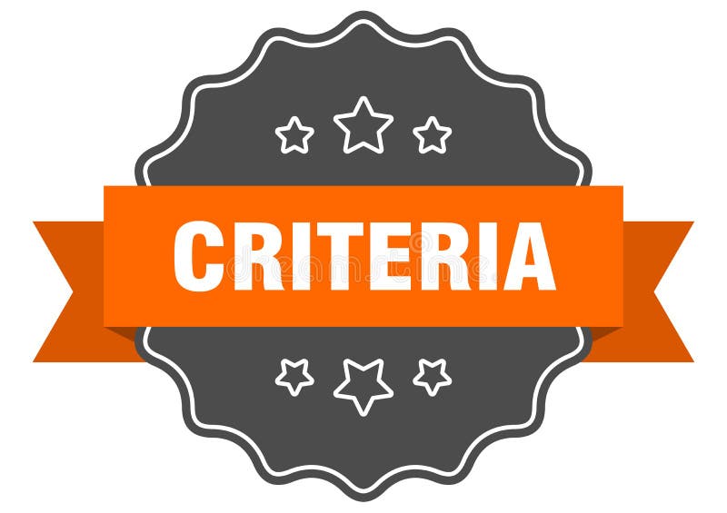 Criteria Stock Illustrations – 1,205 Criteria Stock Illustrations