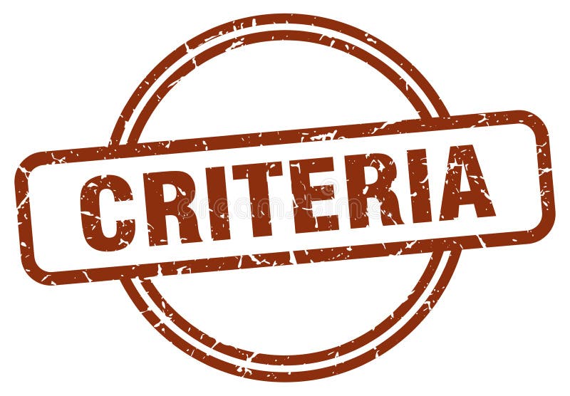 Criteria Stock Illustrations – 1,205 Criteria Stock Illustrations
