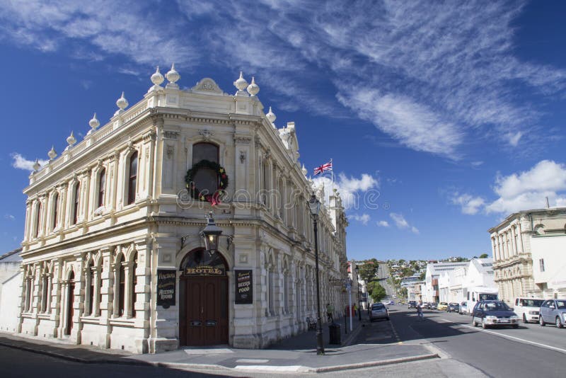 Criterion Hotel in Oamaru`s Victorian Precinct, New Zealand