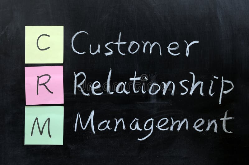 CRM, Customer Relationship stock photo