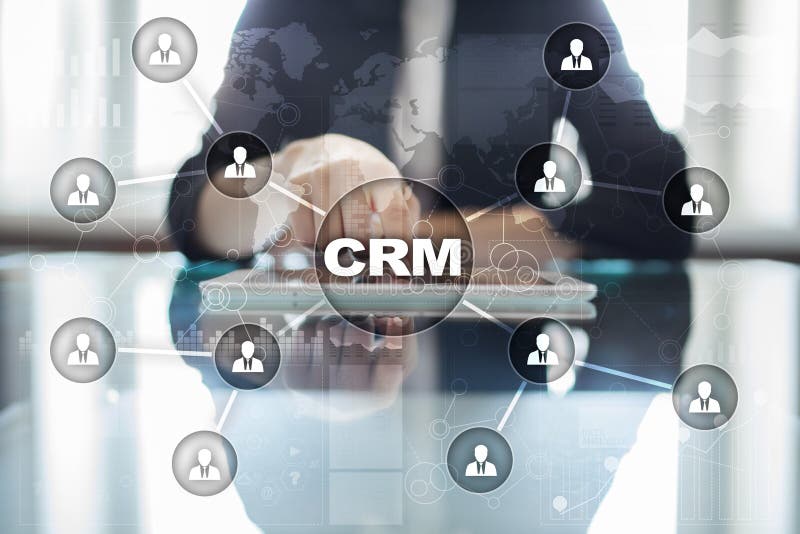 CRM. Customer relationship management concept. Customer service and relationship. stock photos