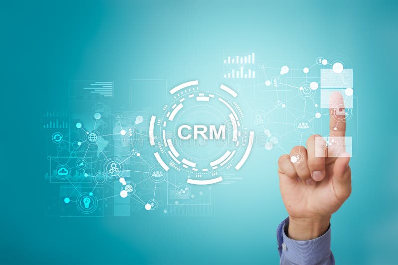 CRM. Customer relationship management concept. Customer service and relationship. royalty free stock photo