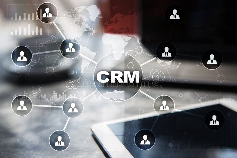 CRM. Customer relationship management concept. Customer service and relationship. royalty free stock photo