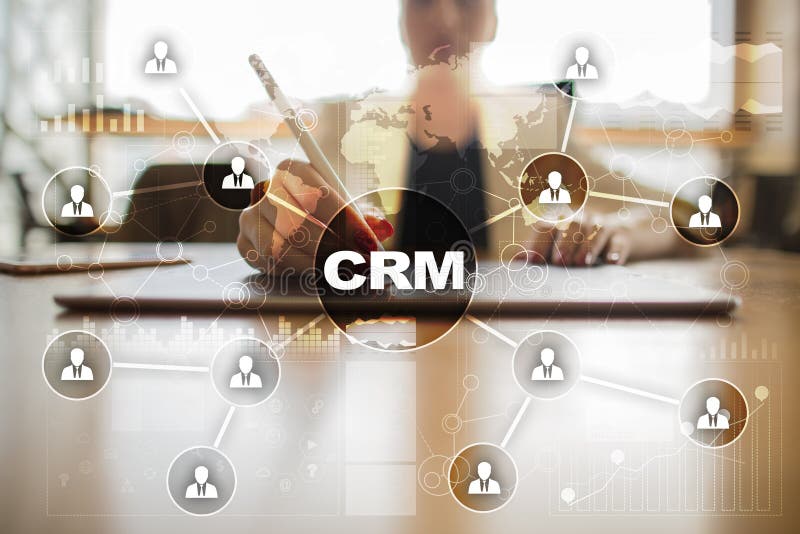 CRM. Customer relationship management concept. Customer service and relationship. royalty free stock photo