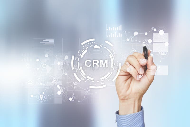 CRM. Customer relationship management concept. Customer service and relationship. royalty free stock image