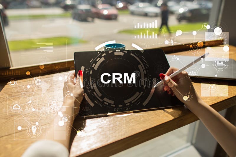 CRM. Customer relationship management concept. Customer service and relationship. royalty free stock photography